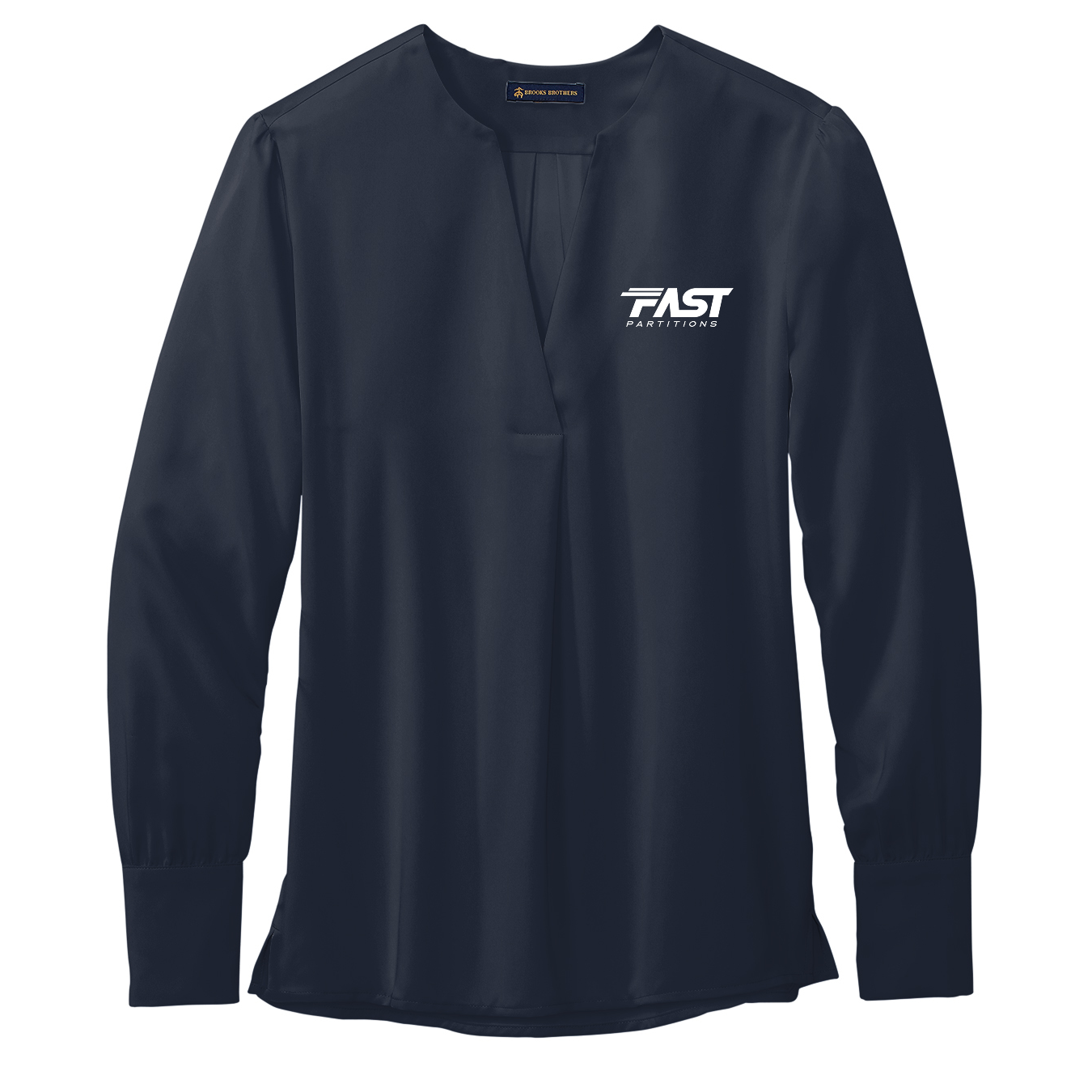 Brooks Brothers® Women’s Open-Neck Satin Blouse - Fast Partitions