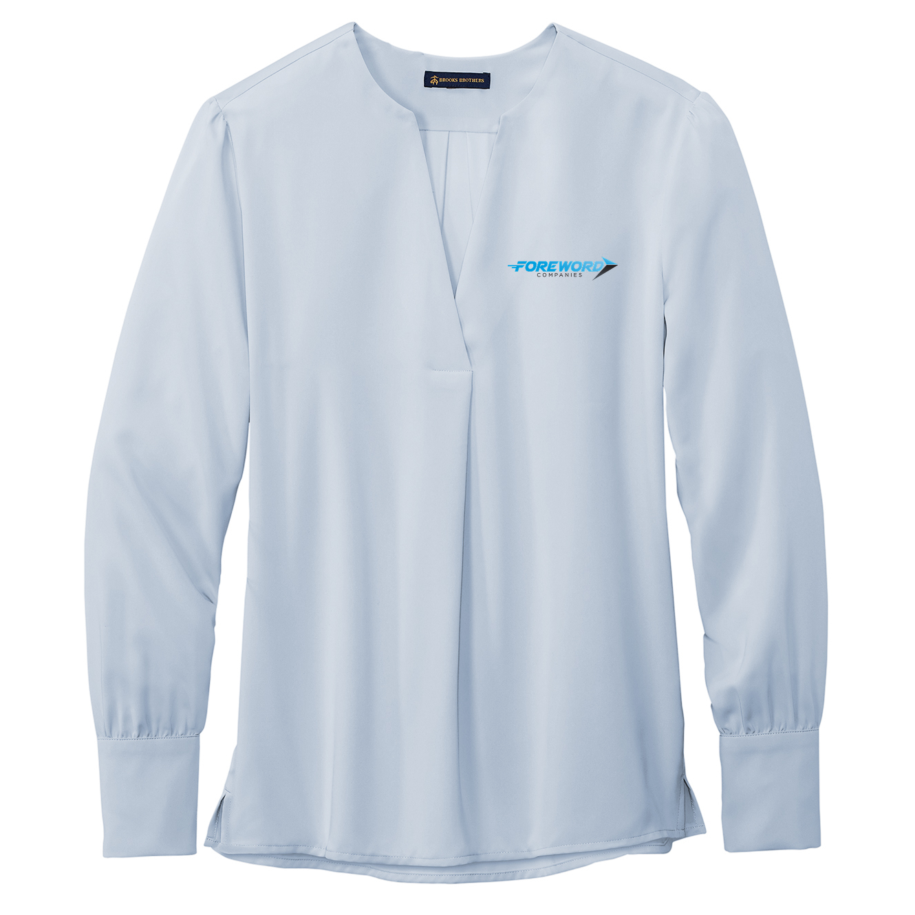 Brooks Brothers® Women’s Open-Neck Satin Blouse