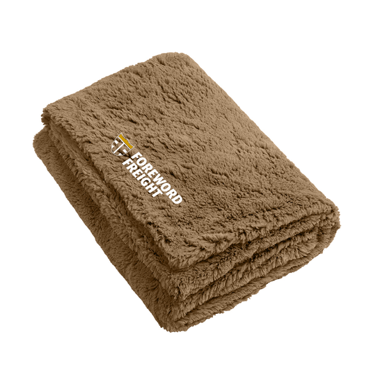 Port Authority® Faux Fur Blanket - Foreword Freight