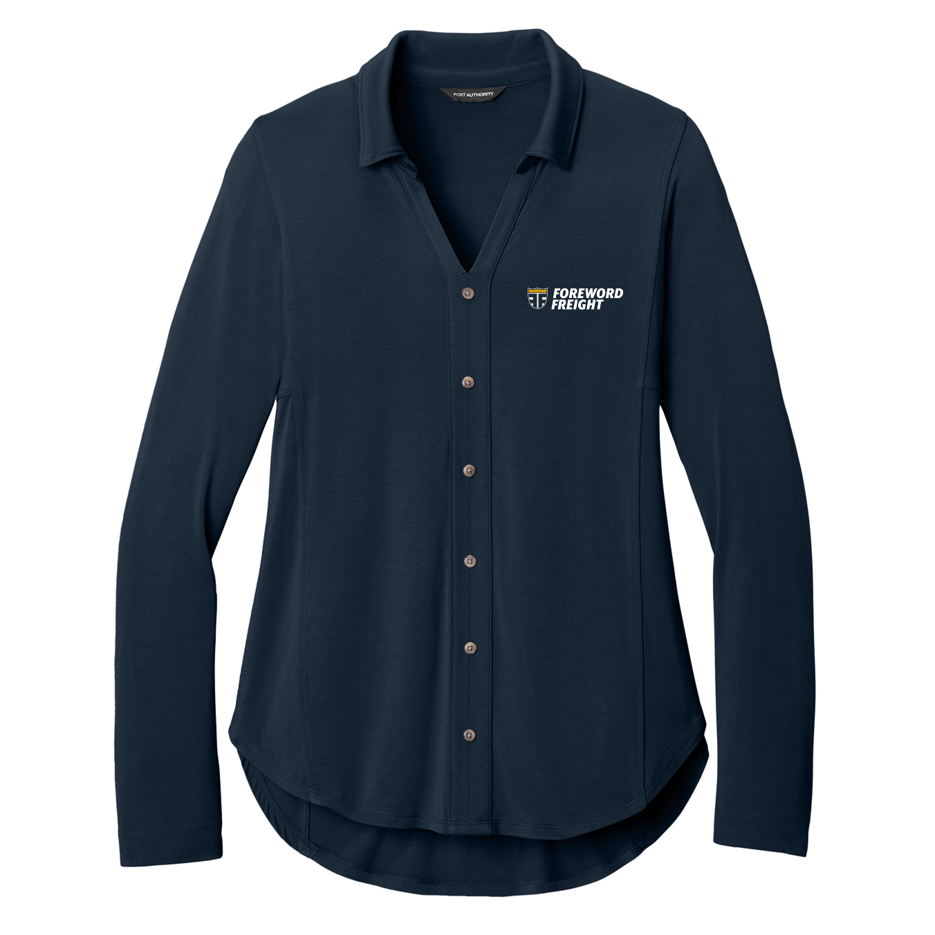 Port Authority® Women’s Luxe Knit Button Tunic - Foreword Freight