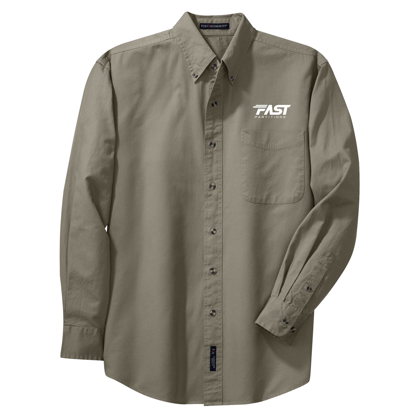 Port Authority® Tall Long Sleeve Twill Shirt - Fast Partitions