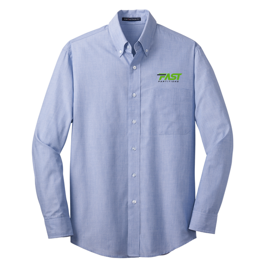 Port Authority® Tall Crosshatch Easy Care Shirt - Fast Partitions