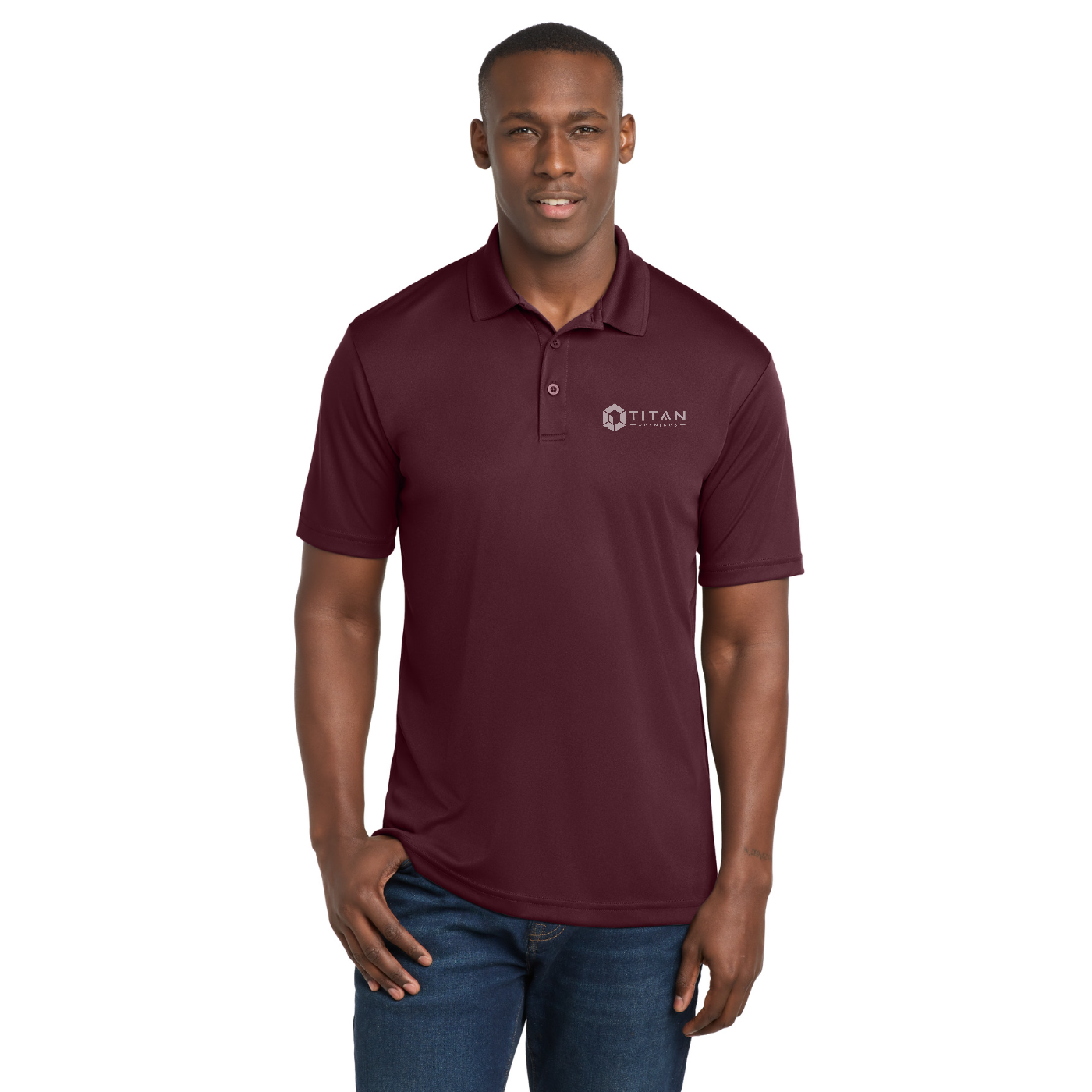 Sport-Tek  PosiCharge  Competitor  Polo - Titan — model