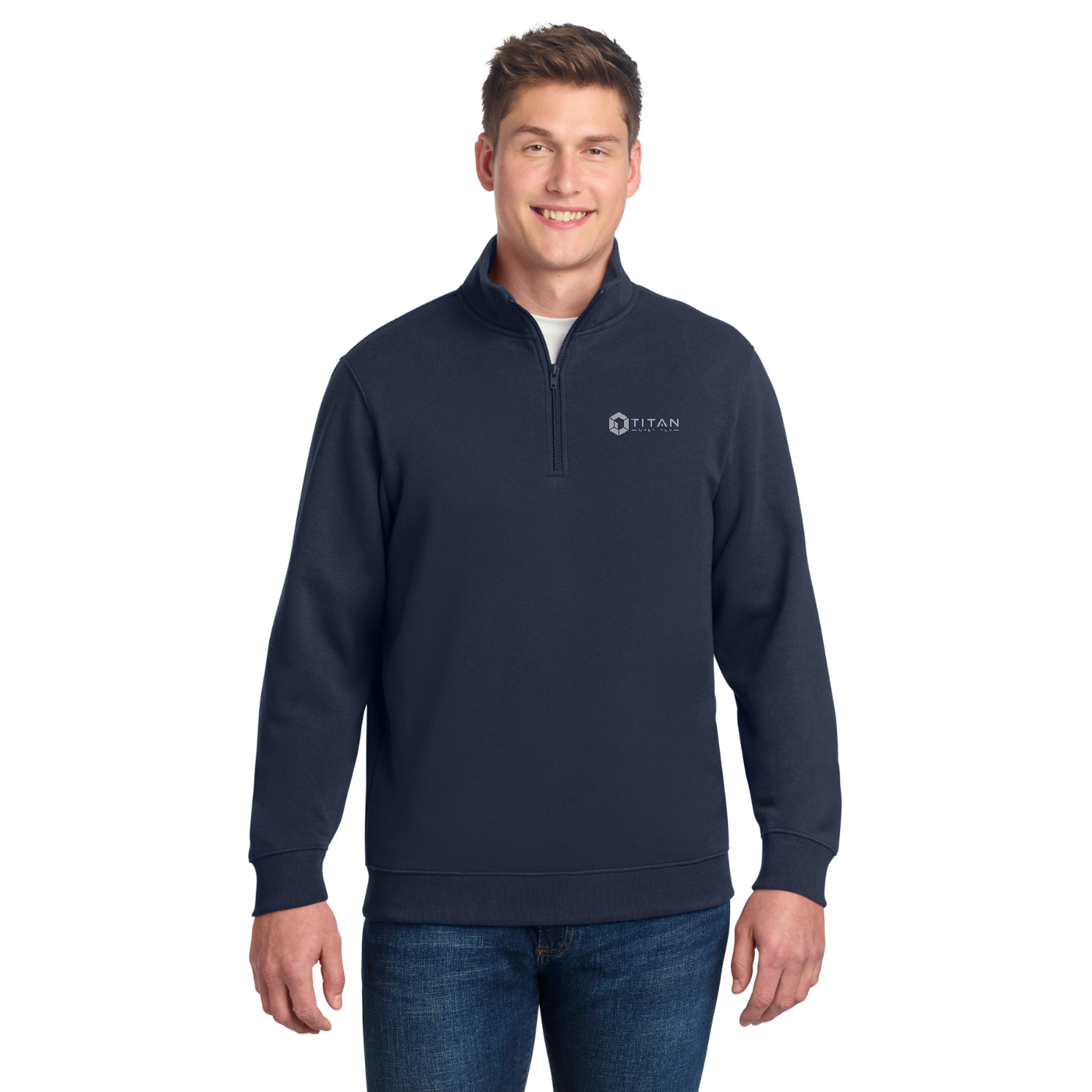 Sport-Tek 1/4-Zip Sweatshirt — model