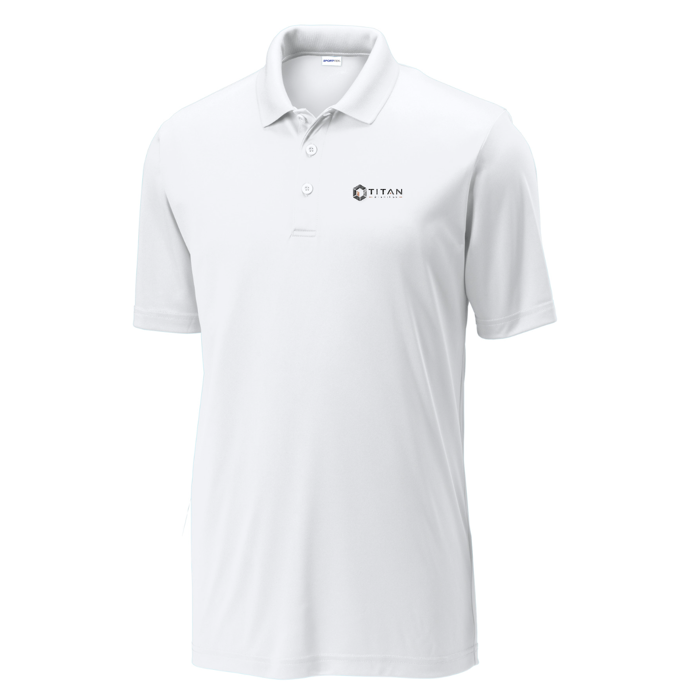 Sport-Tek  PosiCharge  Competitor  Polo - Titan — White